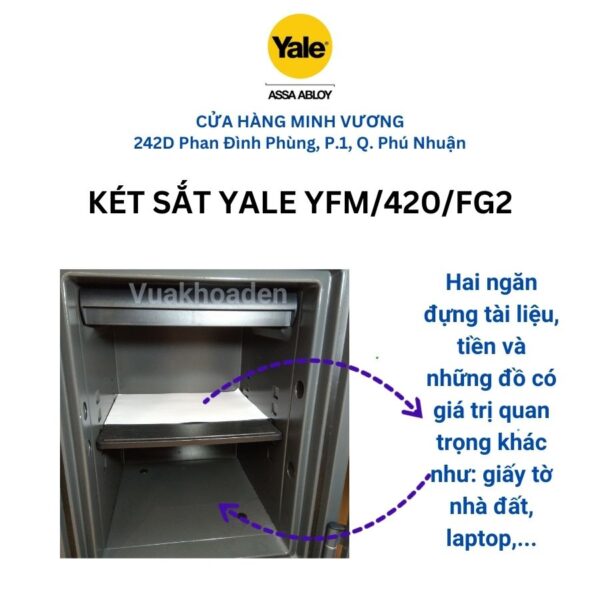 Két sắt YALE mã số YFM/420/FG2 - Hình ảnh 2