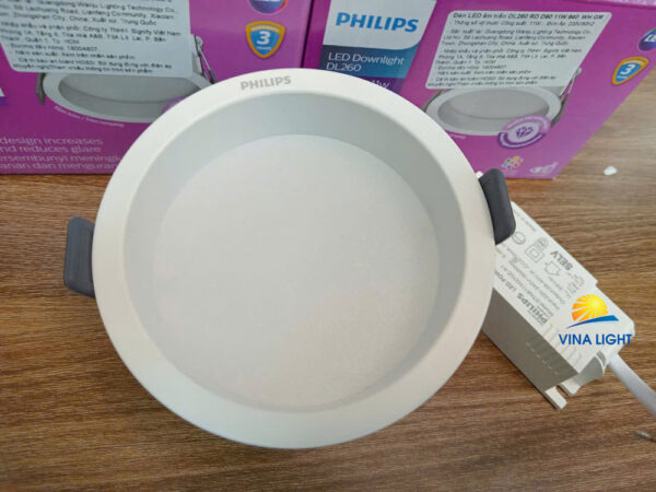 Đèn LED âm trần 11W DL260 RD D90 11W WH GM PHILIPS - Ảnh 7